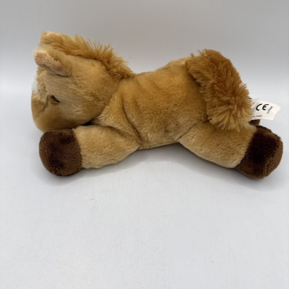 Aurora World Inc Plush Horse Pony Tan Brown And White Stuffed Animal Soft Toy 8"
